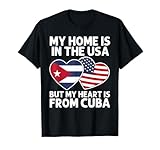 Photo Gallery my home usa bandiera cuba cuba american pride my heart maglietta Photo Gallery my home usa bandiera cuba cuba american pride my heart maglietta