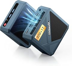 Origimagic N1 Mini PC Ryzen 7 5825U(8C/16T, fino a 4,5 GHz), 32 GB di DDR4/1 TB SSD, Gaming pc per display quadruplo 4K/Type-C/RJ45 LAN/WiFi 6E/BT5.2/Pre-OS11 pro, Computer per casa/ufficio/istruzione