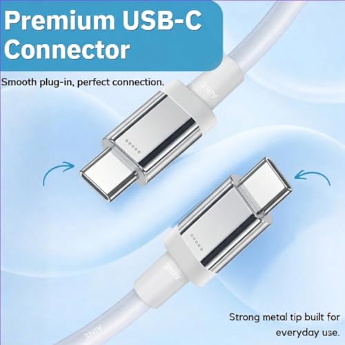 Image of 45w C to C Ultra-fast Cable | PD Super Fast Charge & Data Sync | Compatible with Nothing Phone 4a Pro /4a /3 /3a Pro /3a /lite /2a /2a Plus /2 /CMF Phone 2 pro /1 /Tablet /Laptop | Original Superfast Charge