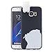 Produktbild HongYong kompatibel mit Samsung Galaxy S7 Edge hülle Silikon Dünn Cartoon TPU Stoßstange Anti-Scratch Silikon Case Samsung Galaxy S7 Edge Handyhülle - Niedlicher Eisbär