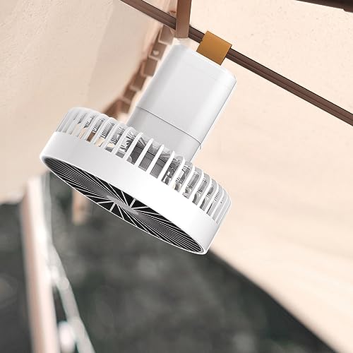 Ventilador con trípode flexible y batería recargable para fijar en cochecito 5