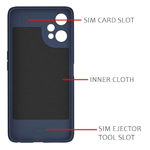 Image of Shockproof Case for OnePlus Nord CE 2 Lite 5G | Full Camera Protection | TPU Flexible Back Cover for OnePlus Nord CE 2 Lite 5G (Steel Blue)