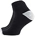 Produktbild STARK SOUL 3 Paar Unisex Sportsocken Quarters Lauf- und Funktionssocken mit Frotteesohle, schwarz/grau