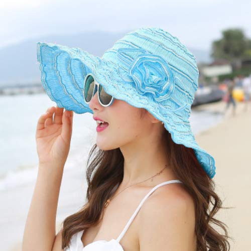 Chapeau de soleil femme pliable et souple réglable de la marque KIAZHAO