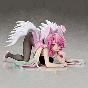 Game Life Bunny Girl Jibril Figure Anime Figure Action Figure PVC Model Collectibles Decoration Statue Ornaments Desktop Decor Toy Gift