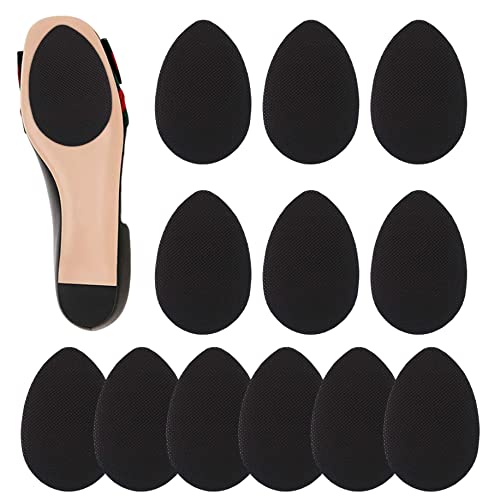 Shoe empapadas en la parte inferior de los zapatos almohadillas de zapato sin deslizamiento Suelto para tacones 6 pares de agarre negro contra el deslizamiento