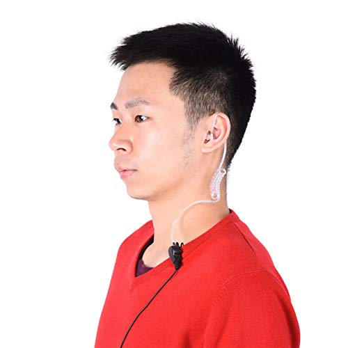 Hands Free Acoustic Tube Earpiece with Signal Indicator, Universal Headset for Kenwood for Baofeng for TYT for Zastone Two Way Radios - Image 2