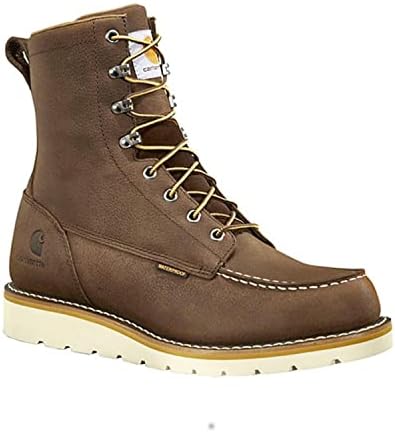 Carhartt Men's WP 8" Moc Soft Toe Wedge Boot Ankle, Dark Brown, 9 Wide | Image 2