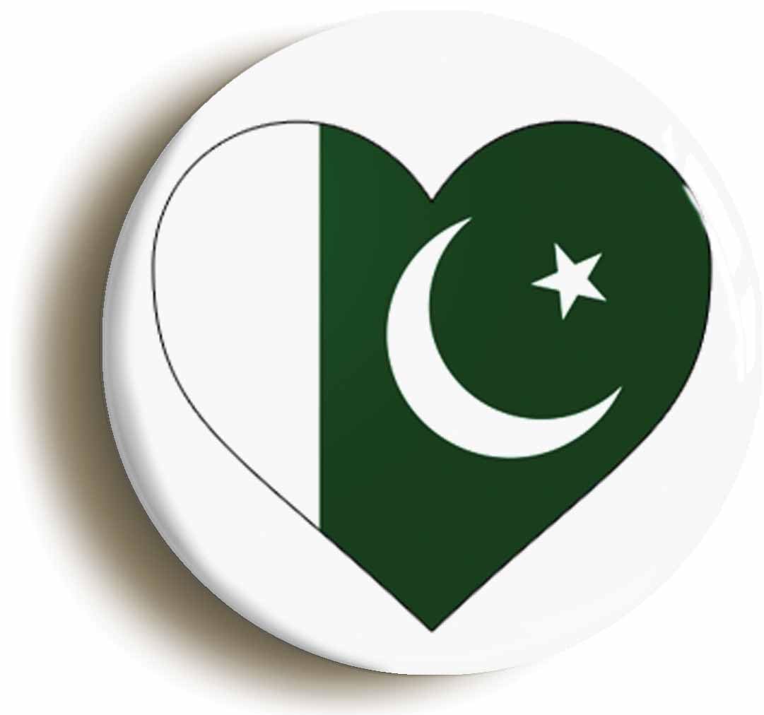 Ozorath Pakistan Heart Flag Fridge Magnet