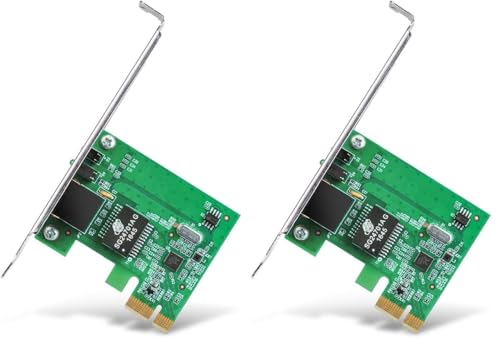 TP Link Gigabit PCI Express Network Adapter, 32 bit PCIe Interface, Supports Operating Systems Windows 11/10/8.1/8/7/Vista/XP, Low Profile Bracket(TG 3468) (Paquete de 2)