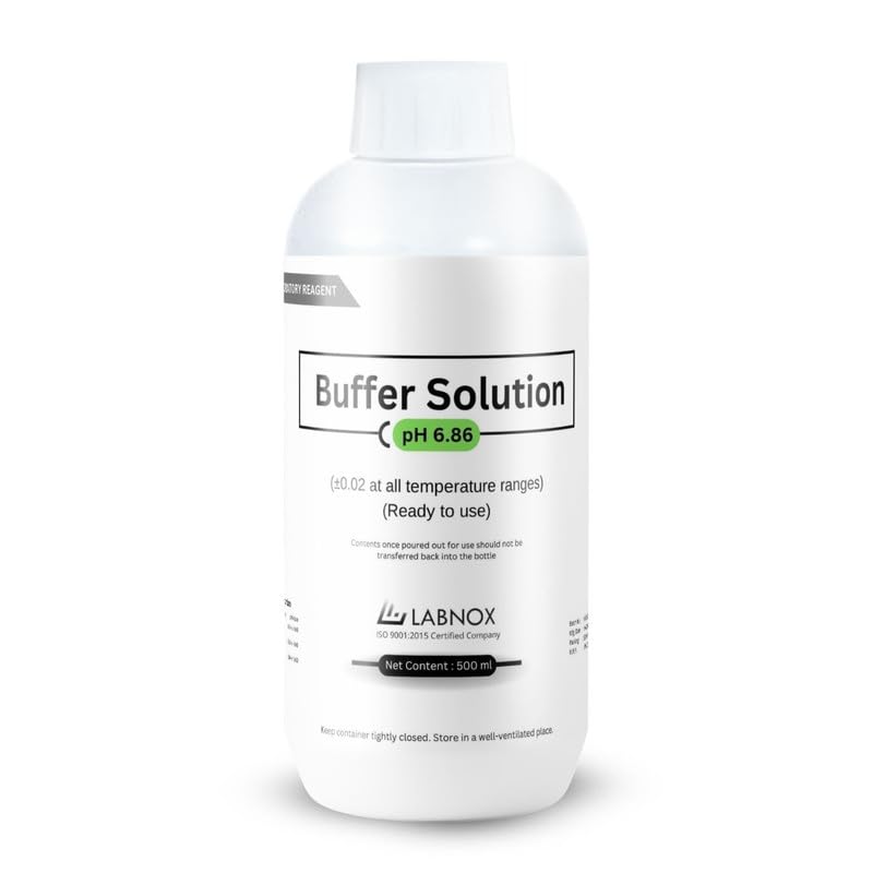 pH Buffer Solution pH 6.86 | pH Liquid Calibration at 25°C as per Quality Standards (500 ML)-image-25