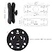 Aluminum Alloy Fish Finder Mount with C Size 1.5