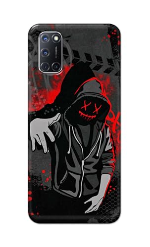 Image of Printed Hard Back Cover for Oppo A92 Back Cover (Hoodie Rapper) -190724(EA)