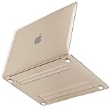 [NEXARY] MacBook Pro Retina 13 インチ ハードケース / デュアルマイク 対応、丈夫なゴム足、ACアダプタポーチ セット (不透明 PR13 マットブラック)