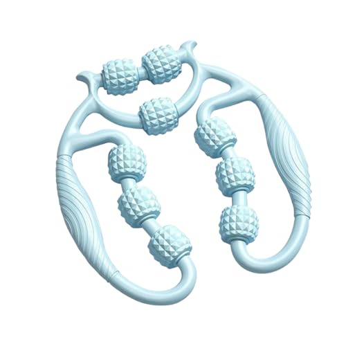 Rodillo de masaje de piernas multifuncional, rodillo de masaje deportivo con puntos 3D para músculos y brazos, relajación completa de los músculos de las piernas, para ejercicios de yoga, gimnasio y