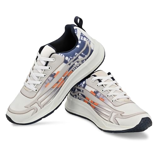 Image of Birde Men's Sports Shoes | Lightweight Running Shoes for Men | Breathable Walking Shoes with Cushioned EVA Sole | Comfortable Gym Sneakers