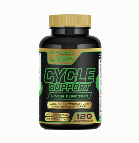 Liver Support Supplements - Cycle Support Liver Cleanse Detox and Repair - Choline Supplement - PCT Blood Pressure Supplement - 120 Capsules