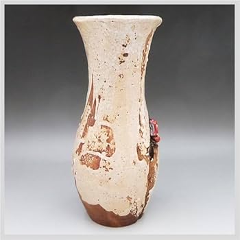 Amazon.co.jp: 楽山焼 蟹 花瓶 生花 茶道具 茶席 共箱 愛媛県