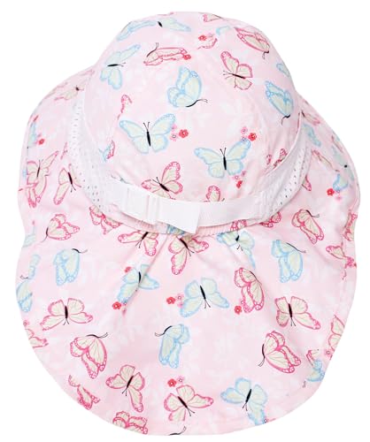 CHUNG Baby Sun Protection Hat Summer Toddler Adjustable UPF 50+ Wide Brim Neck Flap Beach Caps Boys Girls 1-12 Years Kids4