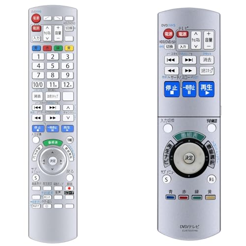 Amazon | レコーダーリモコン EUR7655Y40 for Panasonic ハイビジョン