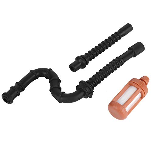Cikonielf Kit d'éléments Filtrants de Tuyau de Carburant Accessoires de Remplacement Pipeline en Caoutchouc Adapté pour Tronçonneuse 024 026 MS240 MS260