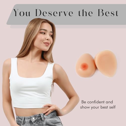 Image of Windsleeping Silicone Breast Forms Mastectomy Prosthesis Fake Boobs Breast Enhancers for Crossdresser Cosplay