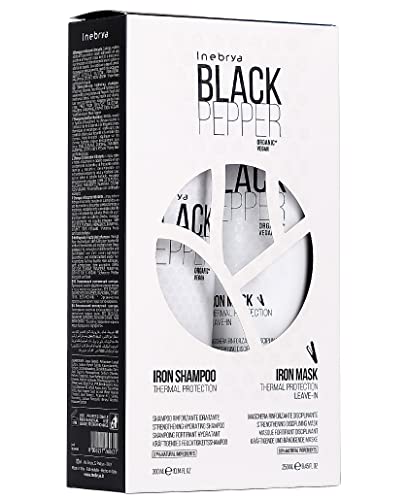 Inebrya Black Pepper Iron Kit Shampoo & Mask 0.41kg