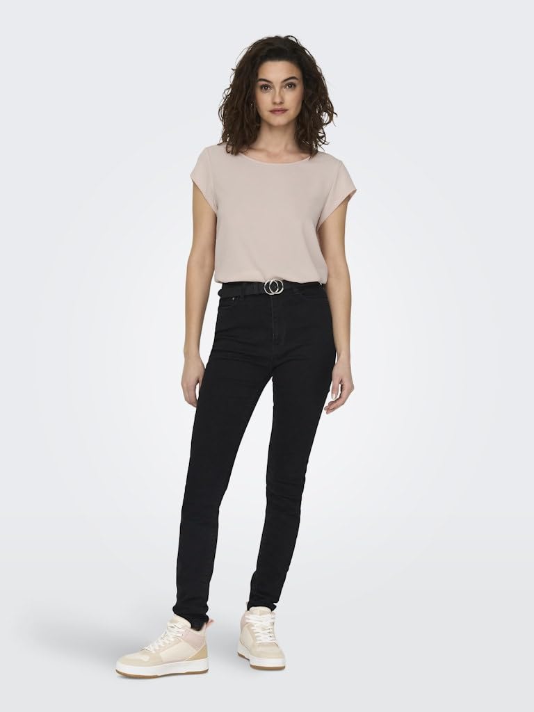 Only Only Damen Onlvic S/S Solid T-Shirt Donna (Pacco da 2)