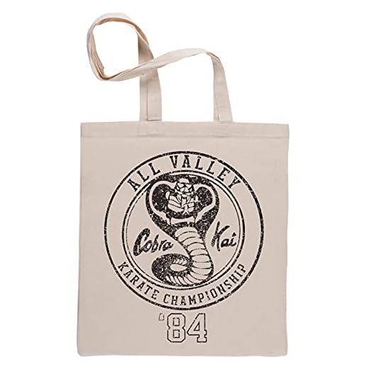 Cobra Kai Distressed Bolsa De Compras Shopping Bag Beige