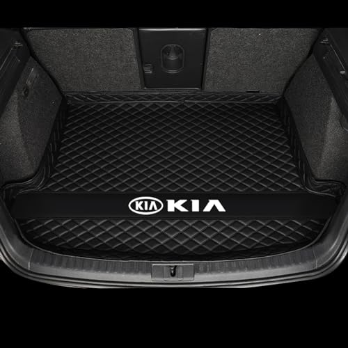 YZWDSFP Tapis de Coffre Voiture pour KIA Sportage 2022-2024, Protection Coffre Tapis avec Bords Relevés, Cuir Bac de Coffre ImerméAbles AntidéRapant Protection Accessories, Black