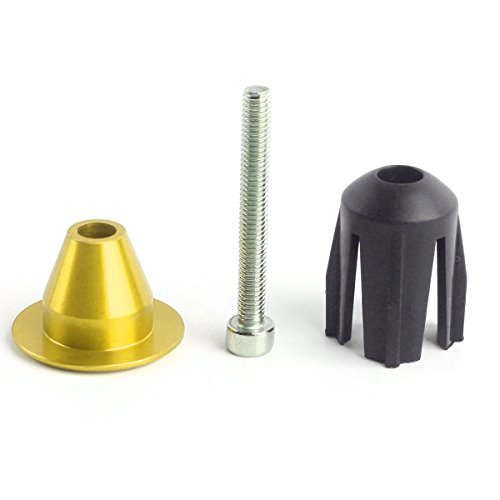 Keywell Bar End Plugs Handlebar End Caps Bike Handlebar Plugs Perfect For Most Bicycles Road Bike Mountain Bike Bmx Mtb Fixie (Aluminum, 2 Count) (Gold) #TOP6