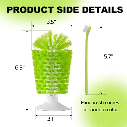 Image of Turtle Brush, Turtle Tank Accessories, Turtle Shell Cleaning Brush Set, Aquatic Tortoise Tank Supplies