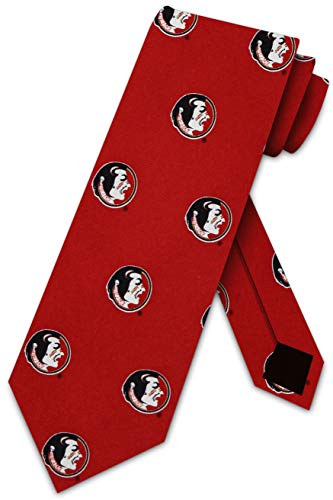 Eagles Wings Florida State Prep Silk Necktie