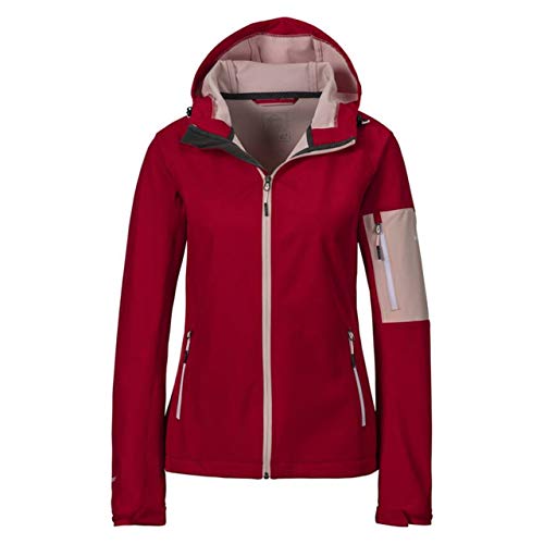 Veste femme Mckinley NN Senny coupe-vent rouge confortable taille 42