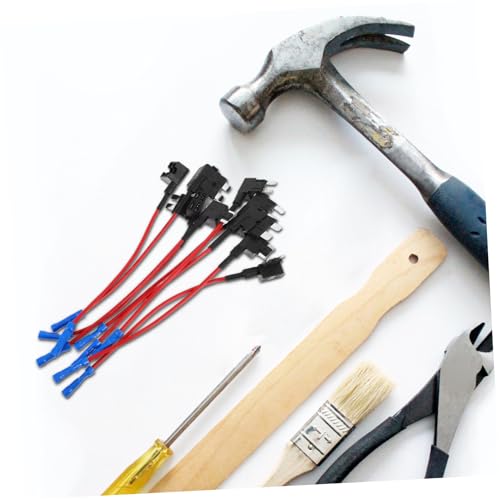 Kit de 9 piezas Adaptador de Fusible Mini Tap para Automóviles Porta fusibles para coches y camiones Diseño que ahorra espacio para uso miniatura 4