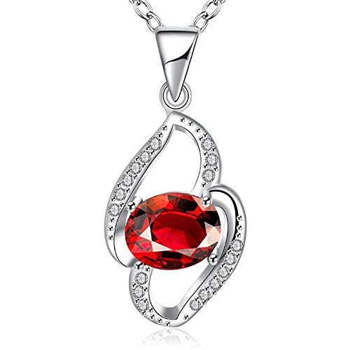Collier pour dames cadeau idéal avec pendentif grande pierre