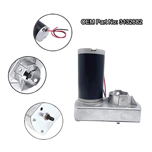 Image of RV Slide Out Motor 132682,18:1 Ratio Electric Motor Fit for Lippert Through Frame Slide-Out System, 30 Amp 12Volt 5800 RPM Venture Acuator Camper Slideout Replaces# RP-785615,168956, 295380, M-8910