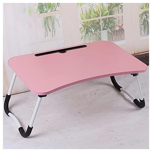 Laptop sängbord, multifunktionellt bord, justerbart laptopbord Lap stående skrivbord för säng och soffa laptop lap-skrivbord notebookstativ läshållare för soffbord barn (60 x 40 cm)
