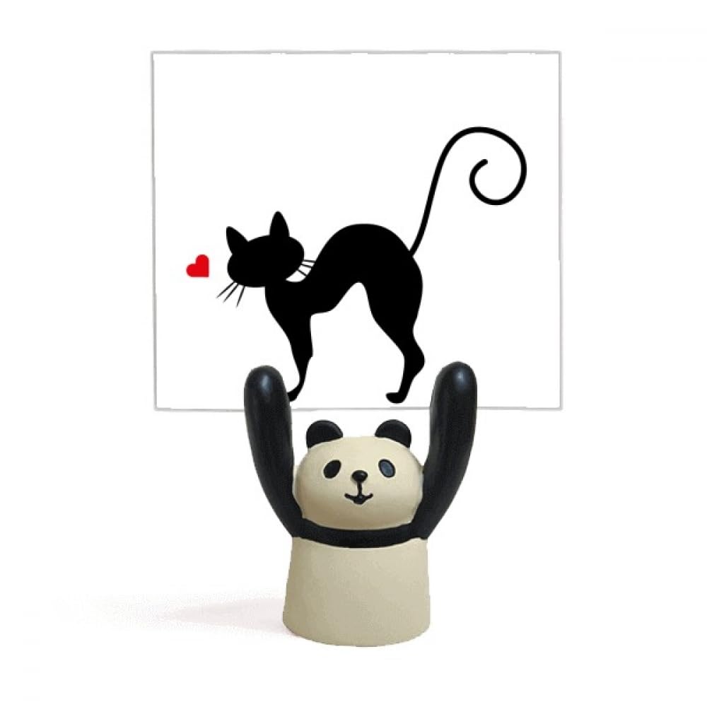 Support de mémo en forme de chat pince note et décoration de bureau fixe - 4