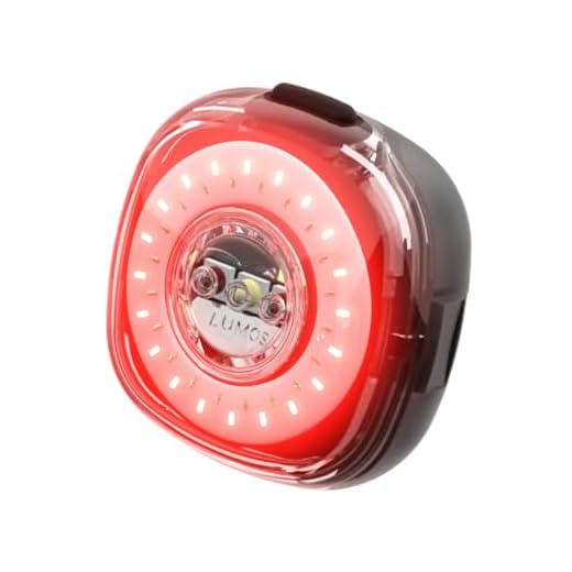 Lumos Firefly Smart Bike Light System, Sync Front & Rear LED Lights, Custom Brightness and Flash Pattern, Day/Night Mode Turn Signals Brake Lights Night Riding Bicycle Accessories