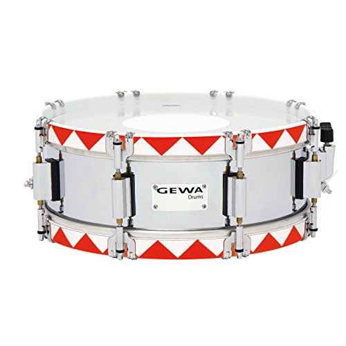 GEWA Marschtrommel, kleine Trommel 14x5\ Stahlkessel verchromt