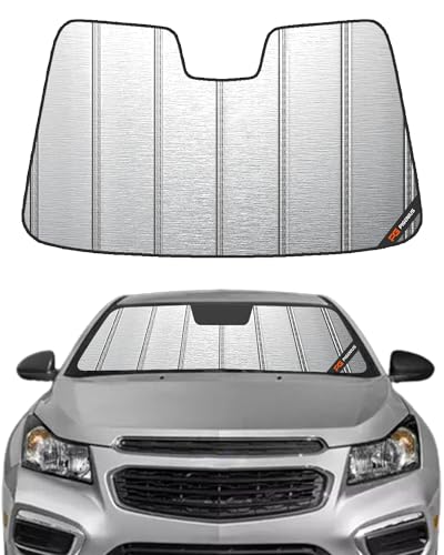 Pigenius Windshield Sun Shade for Chevy Cruze 2011-2015, 2016 Cruze Limited,Front Window Sunshade,Blocks UV Rays,Windshield Sunshade Cover Warm Weather Keep Your Seat Cooler
