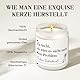 Giftasy Ruhestand Geschenk - Duftkerze mit Spruch, Rentner Rente Renteneintritt Geschenk Frau Männer