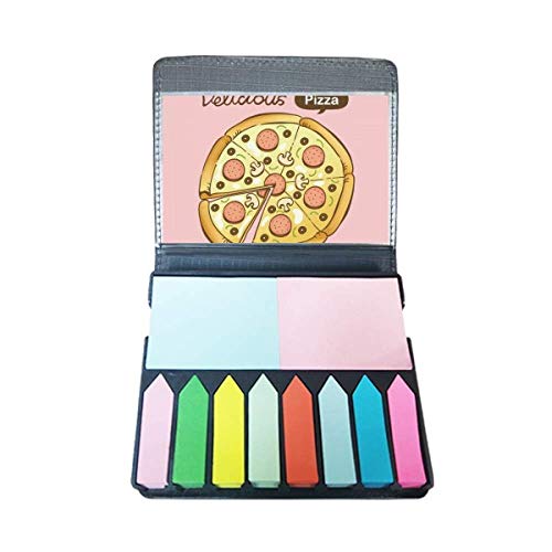 Marque-page pizza et champignon : papeterie gourmande pour carnet