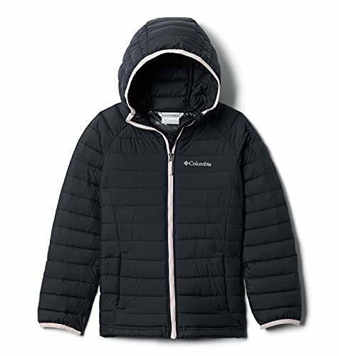 Columbia Toddler Girls Powder Lite Hooded Jacket, Black, 4T