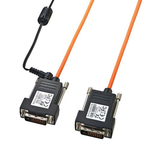 Amazon.co.jp: サンワサプライ DVI光ファイバケーブル(シングルリンク