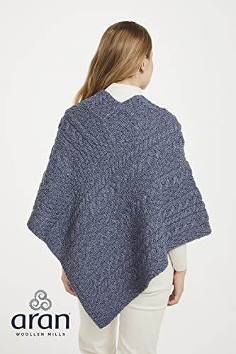 Image of Irish 100% Merino Wool Poncho for Women Made in Ireland