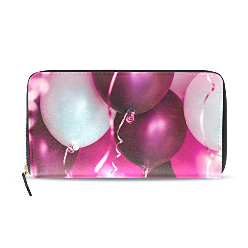 Preisvergleich Produktbild Plsdx Bunte kind ballon lange pass kupplung geldbörsen reißverschluss brieftasche fall handtasche geld veranstalter tasche kreditkarteninhaber für dame frauen mädchen männer reisen geschenk