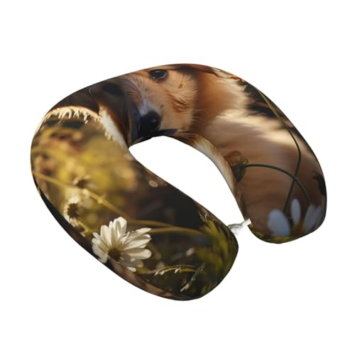 Almohada de espuma viscoelástica para cuello y viaje miniatura 6