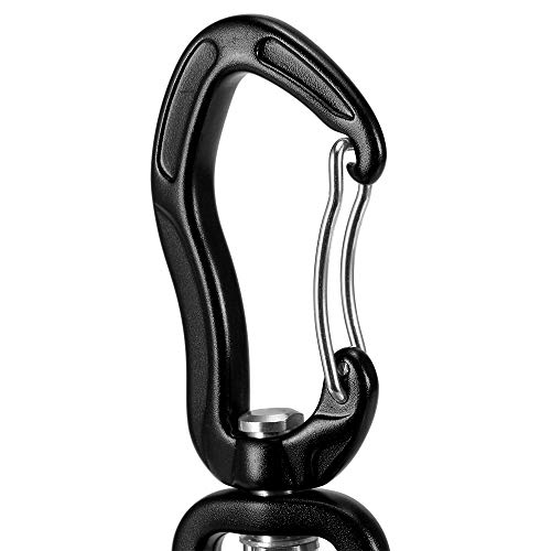 Carabiner Clip, Andoer Mosquetão giratório mosquetão giratório 360 ° mosquetão giratório mosquetão p